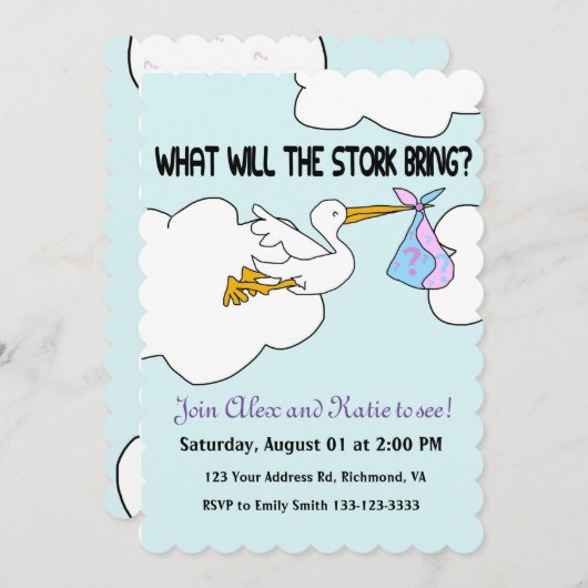  wat is de Stork Brining? Kaart (Voorkant / Achterkant)