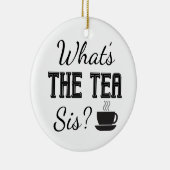 Wat is de Tea Sis? Keramisch Ornament (Rechts)