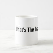 Wat is de thee? Mok (Center)