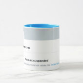 Wat is de thee? Trump is verboden op Twitter Mok (Midden)