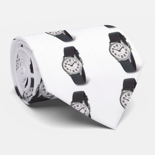 Wat is de tijd? stropdas (Opgerold)