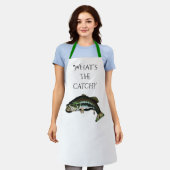 "Wat is de vangst?" Schort (Gedragen)