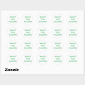 Wat is de vorm ronde sticker (Vel)