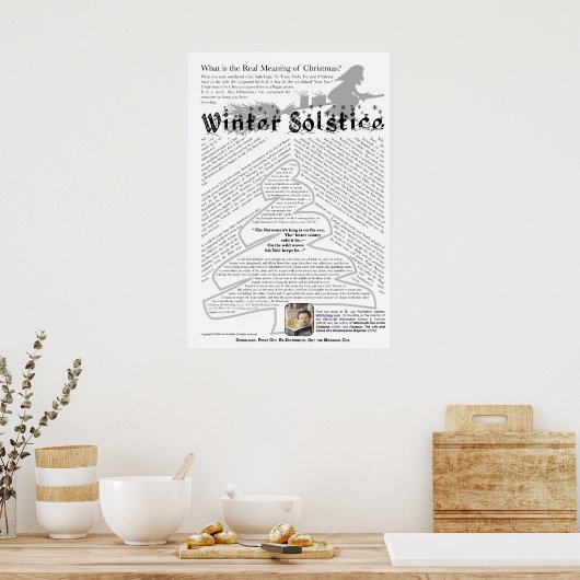 Wat is de ware betekenis van Kerstmis? poster (Keuken)