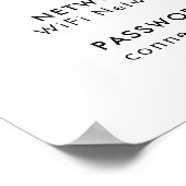 Wat is de WiFi-code? | QR-code scannen om te verbi Poster (Hoek)