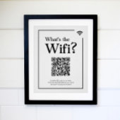 Wat is de Wifi? Teken voor Vacation Rental Home Poster