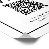 Wat is de Wifi? Teken voor Vacation Rental Home Poster (Hoek)