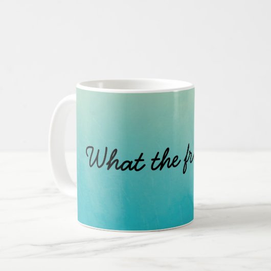 Wat is de wrijvende Mok? Koffiemok (Voorkant links)