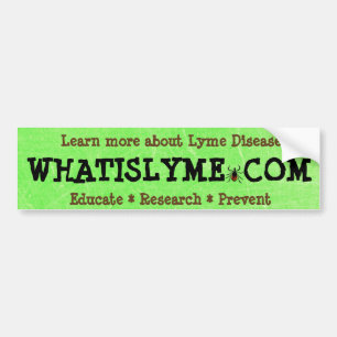 Wat is de ziekte van Lyme Bumpersticker
