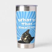 Wat is die geur epische Tuxedo kat foto Geïsoleerde Drinkbeker (Links)