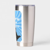 Wat is die geur epische Tuxedo kat foto Geïsoleerde Drinkbeker (Achterkant)