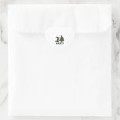 Wat is die grappige kat die kerstboom omver duwt K Hart Sticker (Tas)