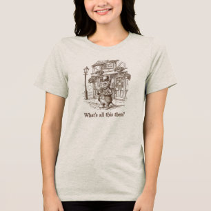 Wat is dit allemaal?  Victorian Muis Humor T-Shirt