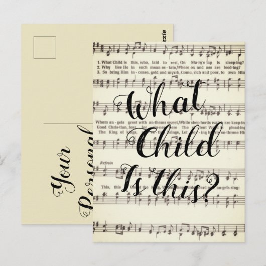 Wat is dit kind? briefkaart (Voorkant / Achterkant)