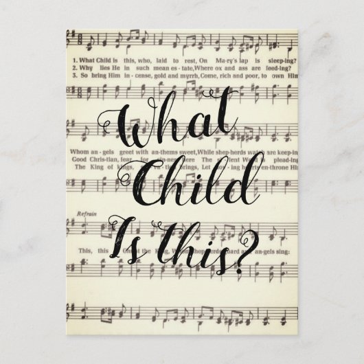 Wat is dit kind? briefkaart (Voorkant)