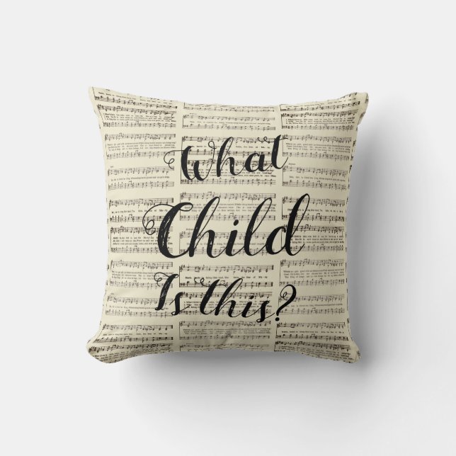 Wat is dit kind? kussen (Voorkant)