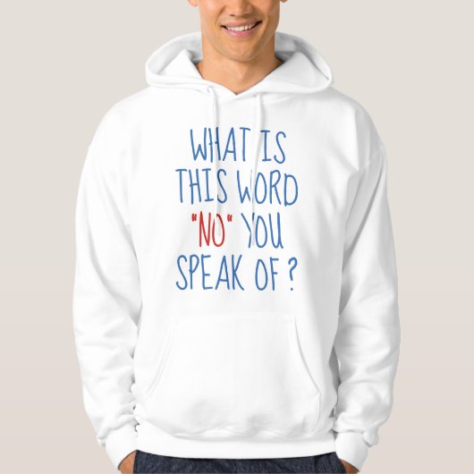 Wat is dit woord nr? hoodie (Voorkant)