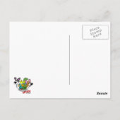 Wat is Doin? Quaker Paraket Briefkaart (Achterkant)