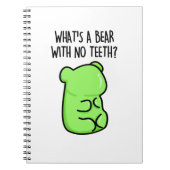 Wat is een beer zonder tanden Grappenmakerij met G Notitieboek (Voorkant)