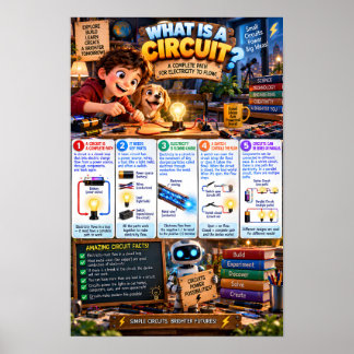 Wat is een circuit infographic poster