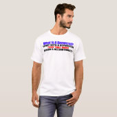 Wat is een democraat? t-shirt (Voorkant volledig)
