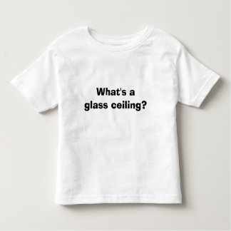 Wat is een glazen plafond? kinder shirts