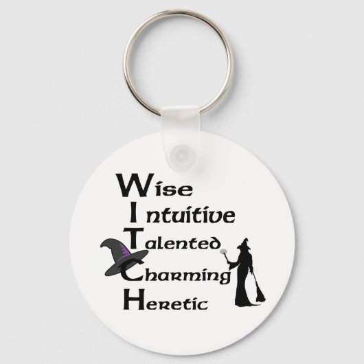 Wat is een heks sleutelhanger (Voorkant)