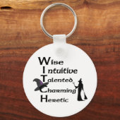 Wat is een heks sleutelhanger (Voorkant)