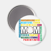 Wat is een honkbal mam copy.png magneet (Voorkant / Achterkant)