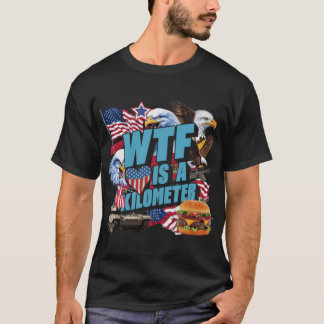 Wat is een kilometer familie vintage cadeau t-shirt