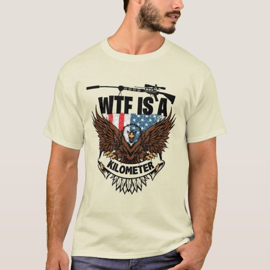 Wat Is Een Kilometer T SHIRT ONTWERP (Voorkant)