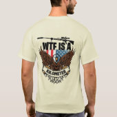 Wat Is Een Kilometer T SHIRT ONTWERP (Achterkant)