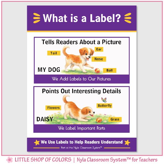 Wat is een Label Klas Ankerkaart Poster