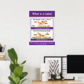 Wat is een label klasankerdiagram poster (Thuiskantoor)