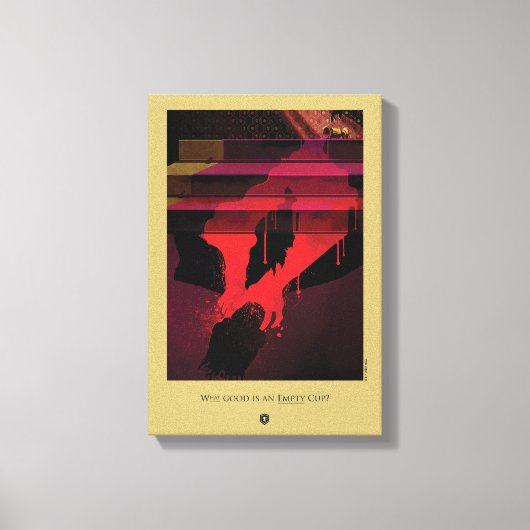 Wat is een Lege Cup? Canvas Afdruk (Voorkant)