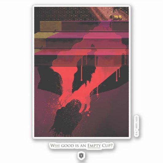 Wat is een Lege Cup? Sticker (Voorkant)