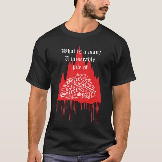 Wat is een man? t-shirt (Voorkant)