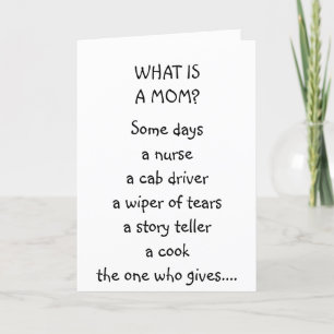 "WAT IS EEN MOM" - DE MOM'S GROTE DAG KAART