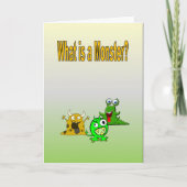Wat is een Monster? Kaart (Voorkant)