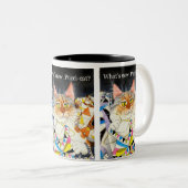 Wat is een nieuwe Pucci-cat? Tweekleurige Koffiemok (Voorkant rechts)