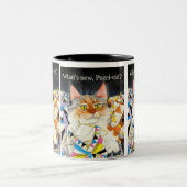 Wat is een nieuwe Pucci-cat? Tweekleurige Koffiemok (Center)