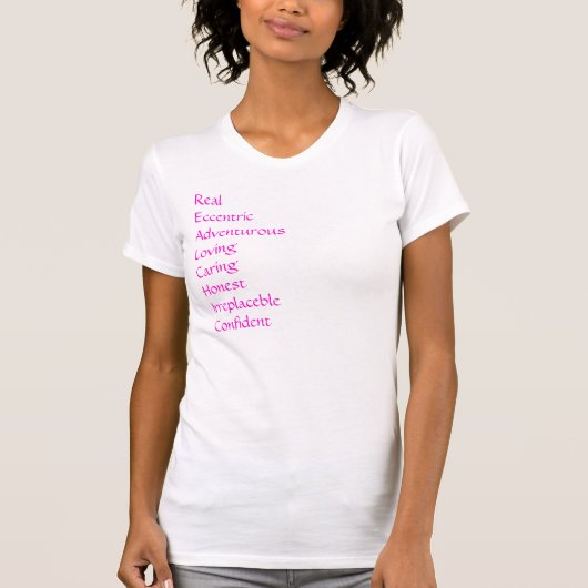 Wat is een RealChic? T-shirt (Voorkant)