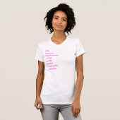 Wat is een RealChic? T-shirt (Voorkant volledig)