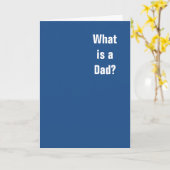 Wat is een vader? Jij. Jij bent een vader. Kaart (Gele Bloem)