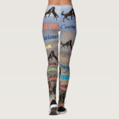 Wat is een wild paard leggings (Achterkant)