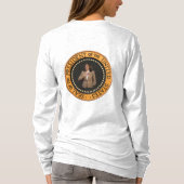 Wat is een zwarte baan t-shirt (Achterkant)