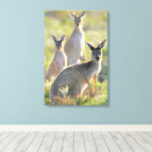 WAT IS ER! 16x24 Canvas Afdruk (Insitu (Houten vloer))