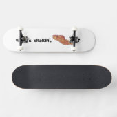Wat is er aan de hand Bacon Skateboard Grappig (Horizontaal)