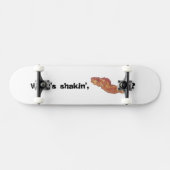 Wat is er aan de hand Bacon Skateboard Grappig (Horizontaal)