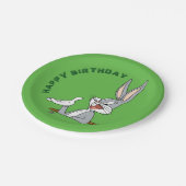 WAT IS ER AAN DE HAND, DOC?™ BUGS BUNNY™ Konijnenh Papieren Bordje (Gekanteld)